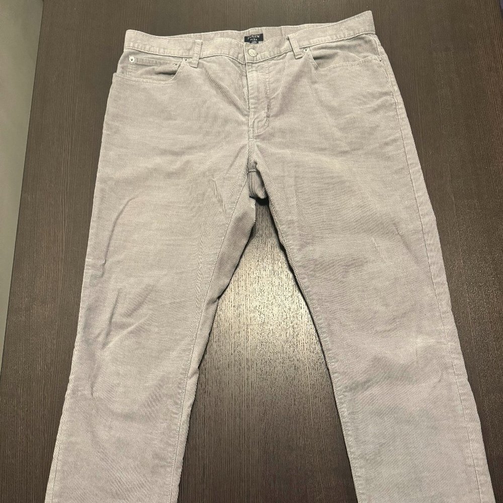 J Crew Grey Corduroy Pants